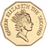 Монета Белиз 1 доллар 1990