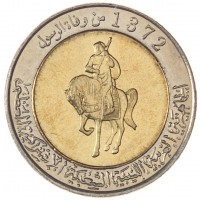 Монета Ливия 1/2 динара 2004