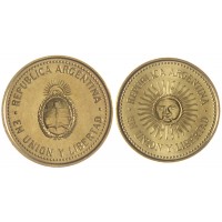 Аргентина набор 2 монеты 5 и 10 сентаво 2008 - 2009