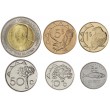 Намибия набор 6 монет 2000 - 2015