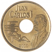 Испания 25 песет 2000
