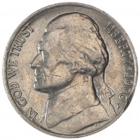 США 5 центов 1990 P