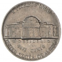 Монета США 5 центов 1976 VF