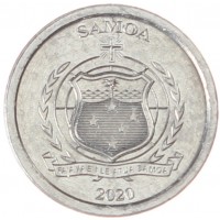 Самоа набор 12 монет 1 сене 2020 Птицы
