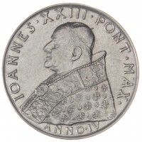 Монета Ватикан 100 лир 1962 Второй Ватиканский собор