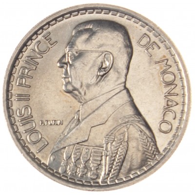 Монета Монако 20 франков 1947