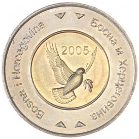 Монета Босния и Герцеговина 5 марок 2005