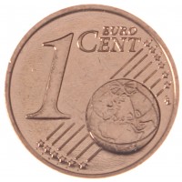 Монета Латвия 1 евроцент 2014