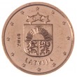 Латвия 1 евроцент 2014