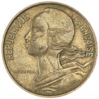 Франция 10 сантимов 1975