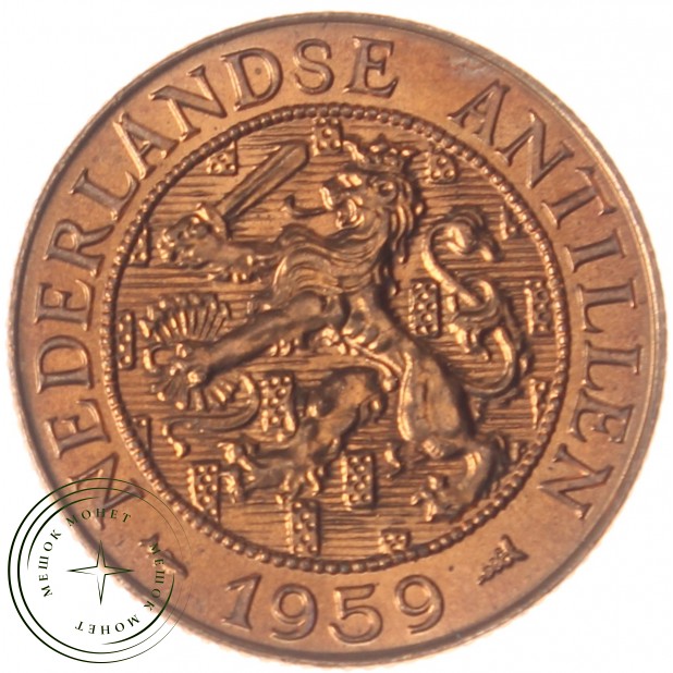 Нидерландские Антильские острова 2 1/2 цента 1959