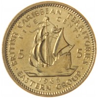 Восточные Карибы 5 центов 1965