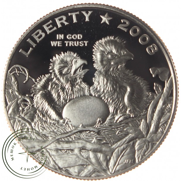 США 1/2 доллара 2008 Белоголовый орлан PROOF