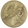 Словакия 5 евро 2021 Волк