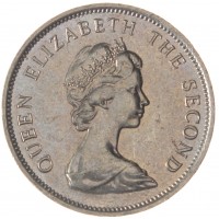 Монета Тувалу 20 центов 1985