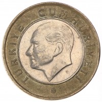 Турция 1 лира 2011