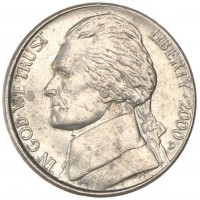 США 5 центов 2000 D