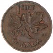Канада 1 цент 1973