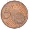 Германия 5 евроцентов 2002 J
