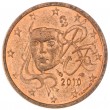 Франция 2 евроцента 2010