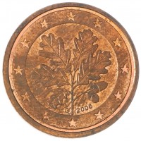 Германия 2 евроцента 2006 G