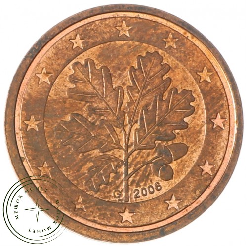 Германия 2 евроцента 2006 G — 937039167
