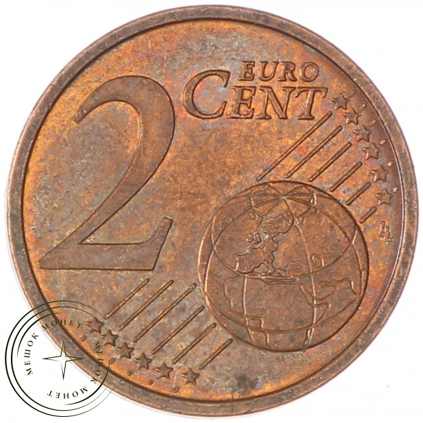 Германия 2 евроцента 2010 F