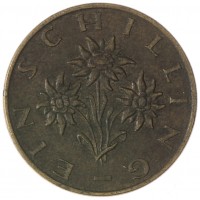 Монета Австрия 1 шиллинг 1982