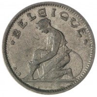 Монета Бельгия 50 сантимов 1923