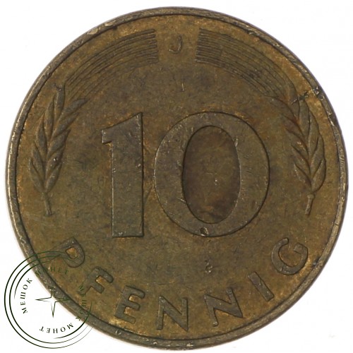 Германия 10 пфеннигов 1979 J — 937039186