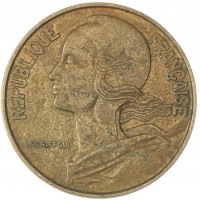 Франция 20 сантимов 1962
