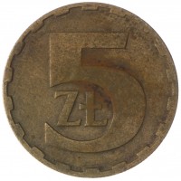 Монета Польша 5 злотых 1983