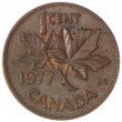 Канада 1 цент 1977