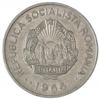 Монета Румыния 1 лей 1966