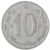 Чехословакия 10 геллеров 1954