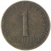 Австрия 1 шиллинг 1962