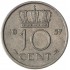 Нидерланды 10 центов 1957