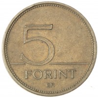 Монета Венгрия 5 форинтов 1993