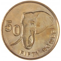 Монета Замбия 50 нгве 2012