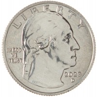 Монета США 25 центов 2023 Марии Талчиф