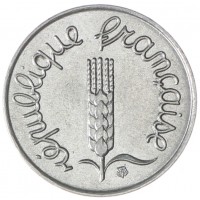 Франция 1 сантим 1968