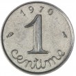 Франция 1 сантим 1970