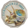 Остров Капити Новая Зеландия 50 центов 2023 Торозавр