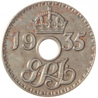 Новая Гвинея 6 пенсов 1935
