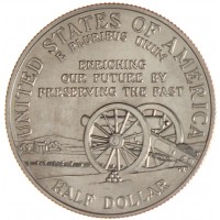 Монета США 1/2 доллара 1995 Сражения гражданской войны UNC