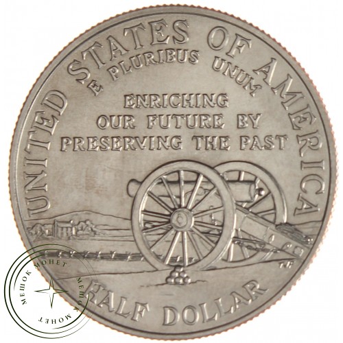 США 1/2 доллара 1995 Сражения гражданской войны UNC — 937039855