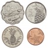 Багамы набор 4 монет 1, 5, 5 и 10 центов 2005-2016