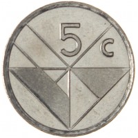 Аруба 5 центов 2001
