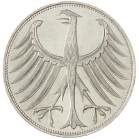 Германия 5 марок 1974 G