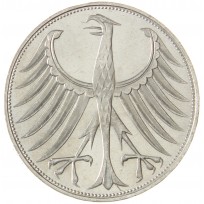 Монета Германия 5 марок 1974 G